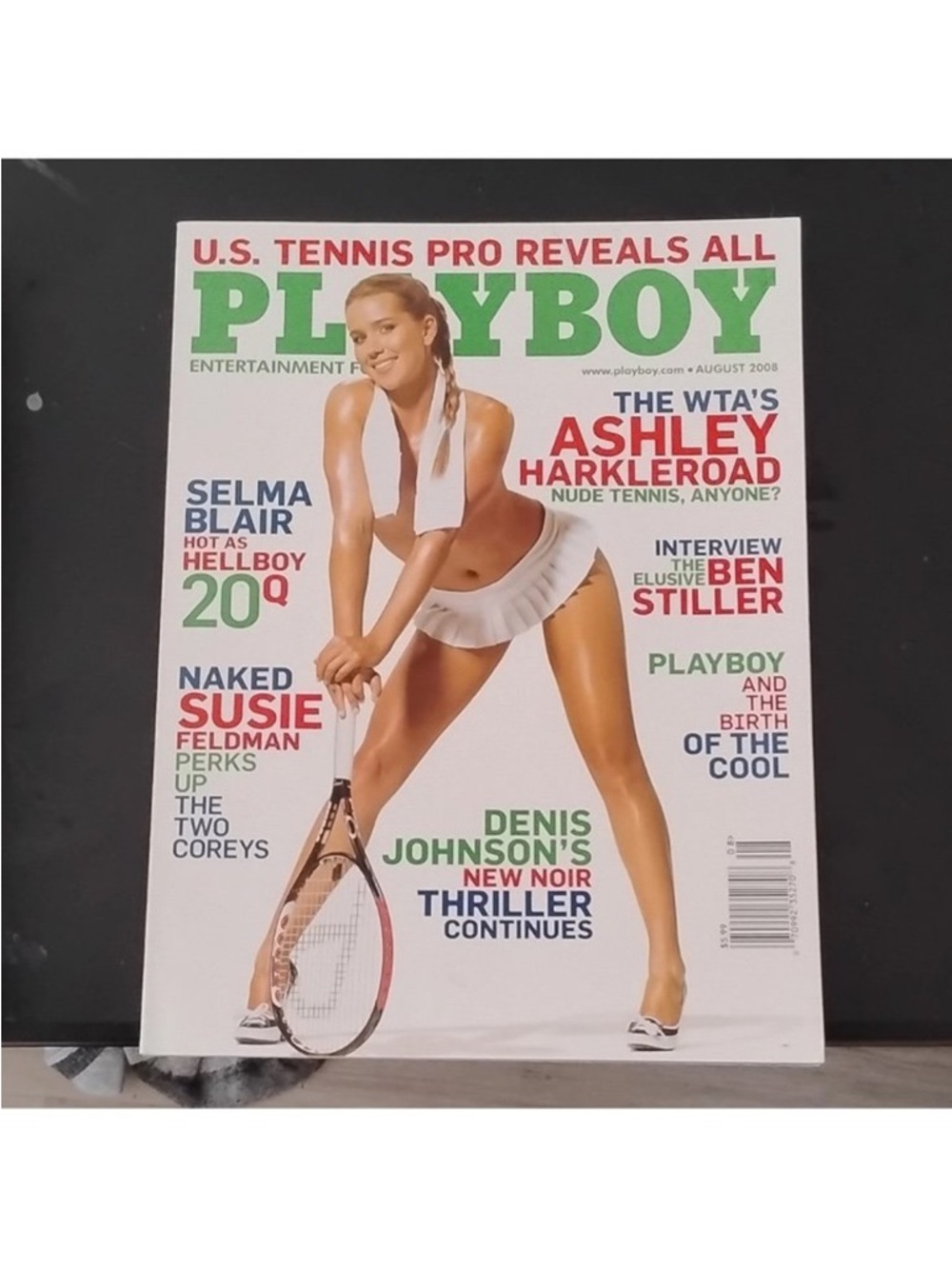 PLAYBOY The WTA’S Ashley Harkleroad Nude Tennis anyone? August 2008 issue